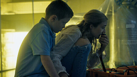 a girl and a boy sitting, girl crying