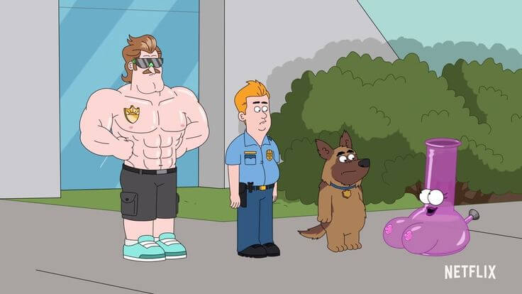 Animated characters four in numbers, Paradise PD season 4 update