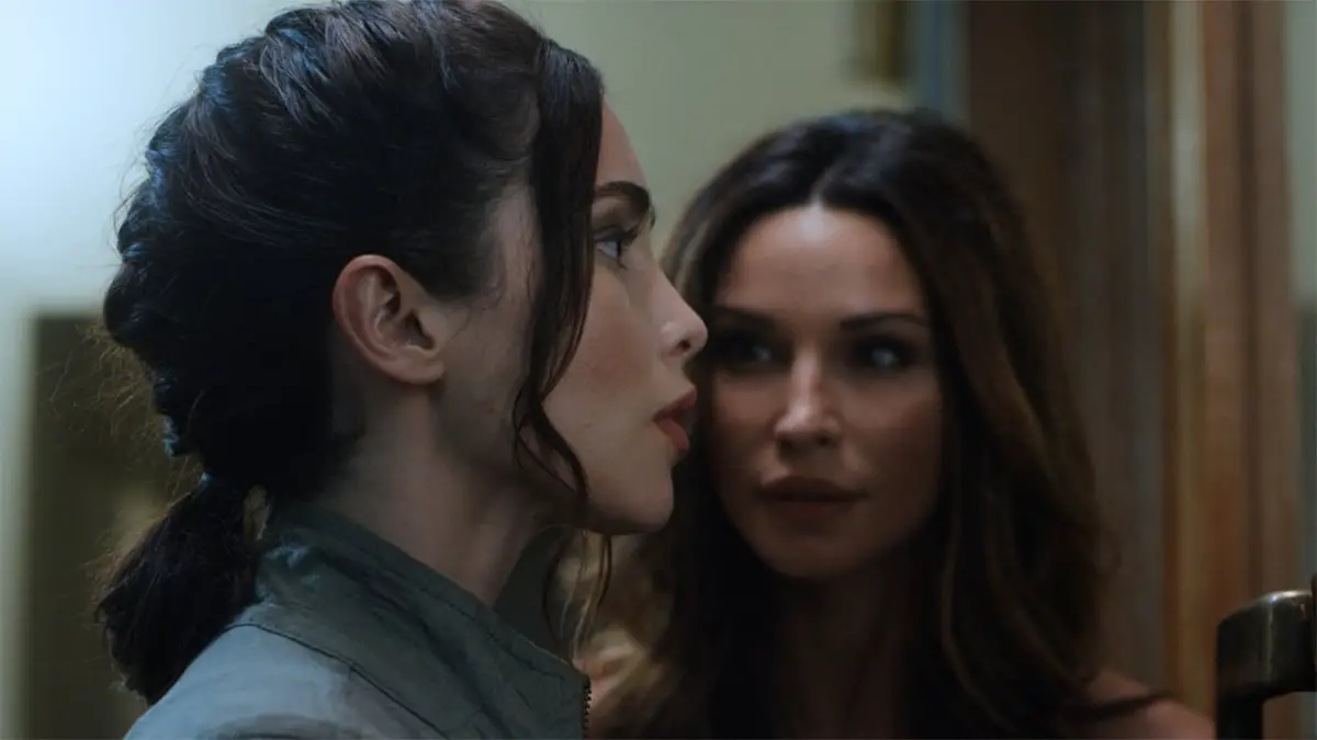 One girl is threatening the other girl in pandora season 3