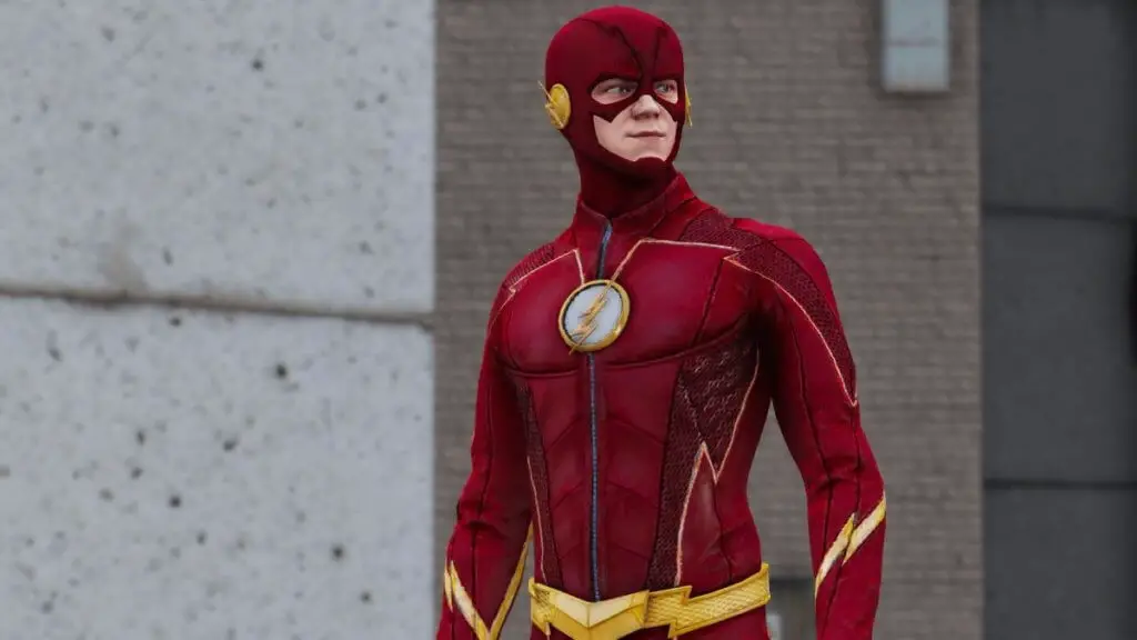 Flash giving the stylish pose