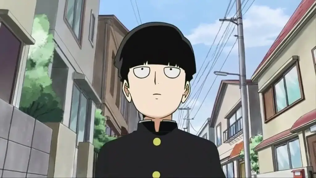 Animated character of Mob Psycho 100