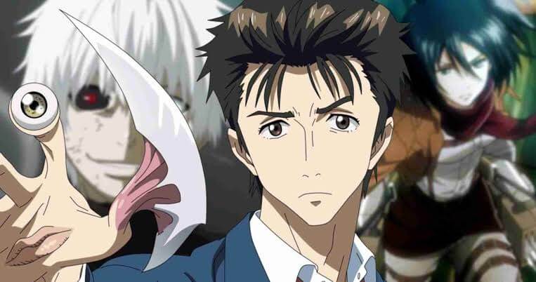 The protagonist of the Parasyte: The Maxim looks worried.