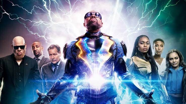 The possible main Cast of Black Lightning Season 5 is seen on a poster.