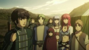 animated characters standing