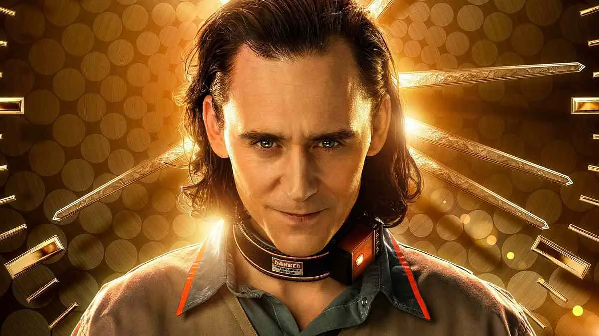 Loki looking into the camera with serious smile