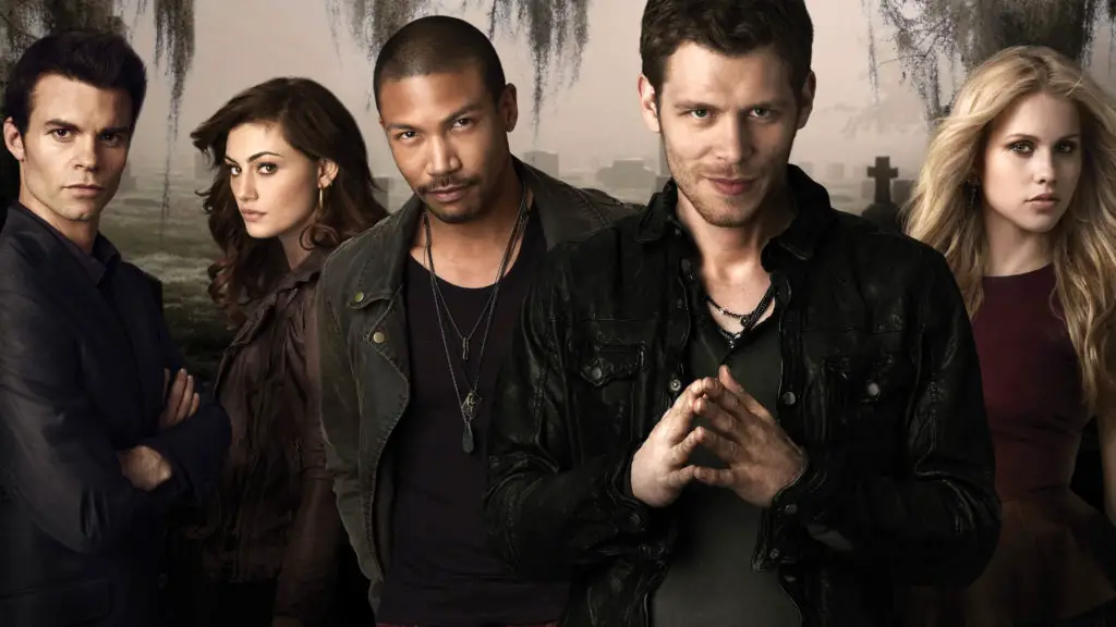 the main star cast of The Originals posing for a poster.