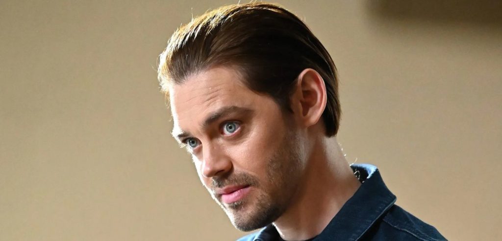 a man staring