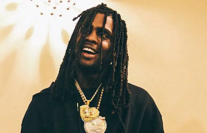 Chief Keef is smiling