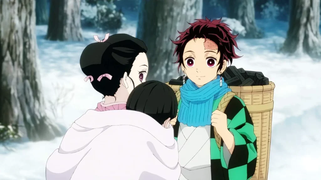 Tanjiro with his family