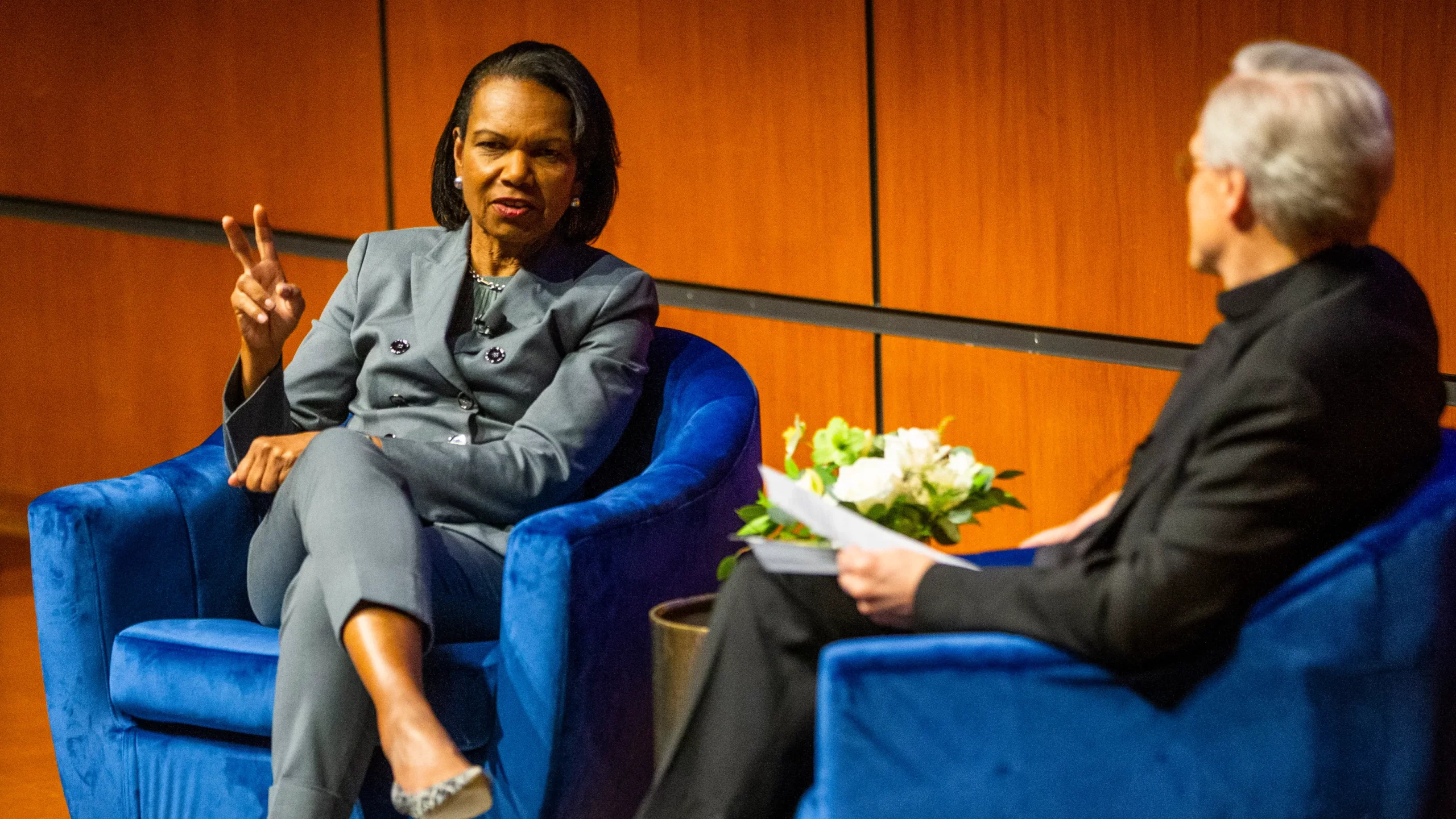 Condoleezza Rice In an interview