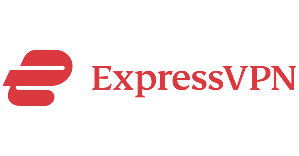 The logo of Express VPN 