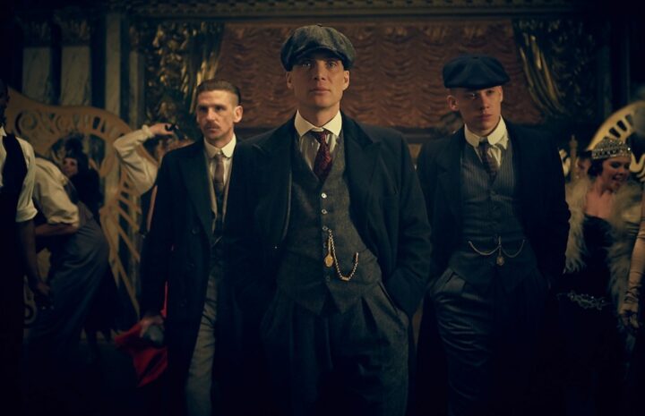 Tommy Shelby along with his gang members