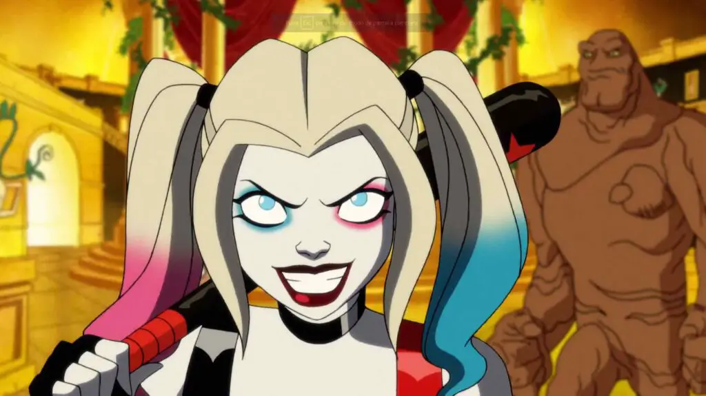 Harley Quinn laughing like a devil 
