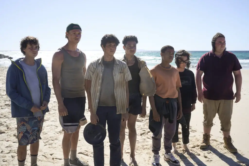 The bunch of teenage boys on the deserted island in the second season