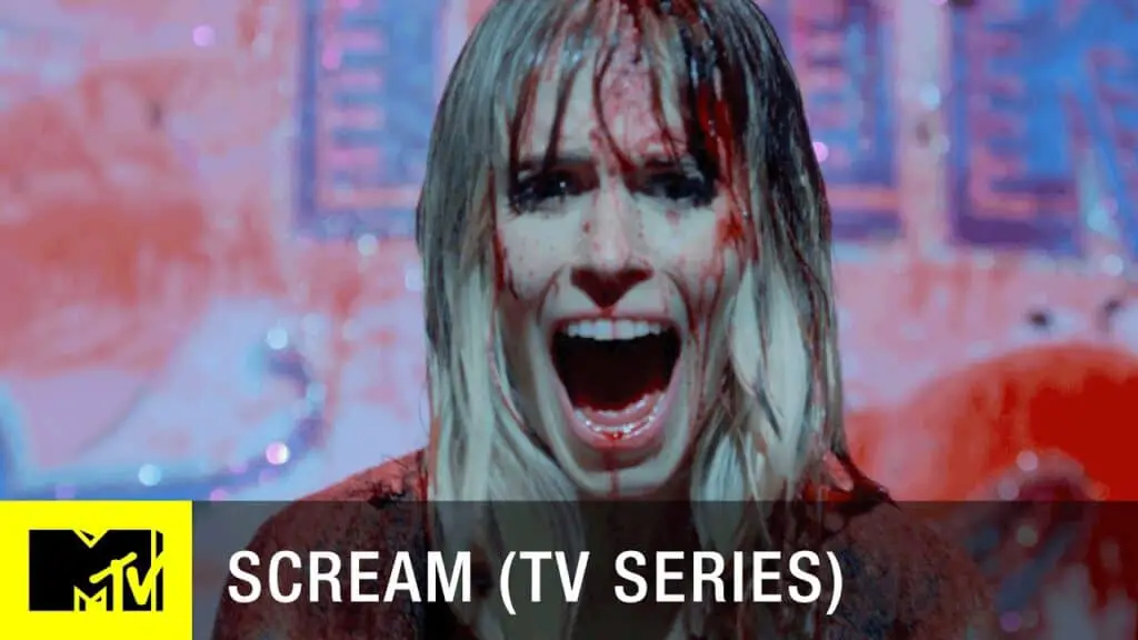 horror scene from the show scream