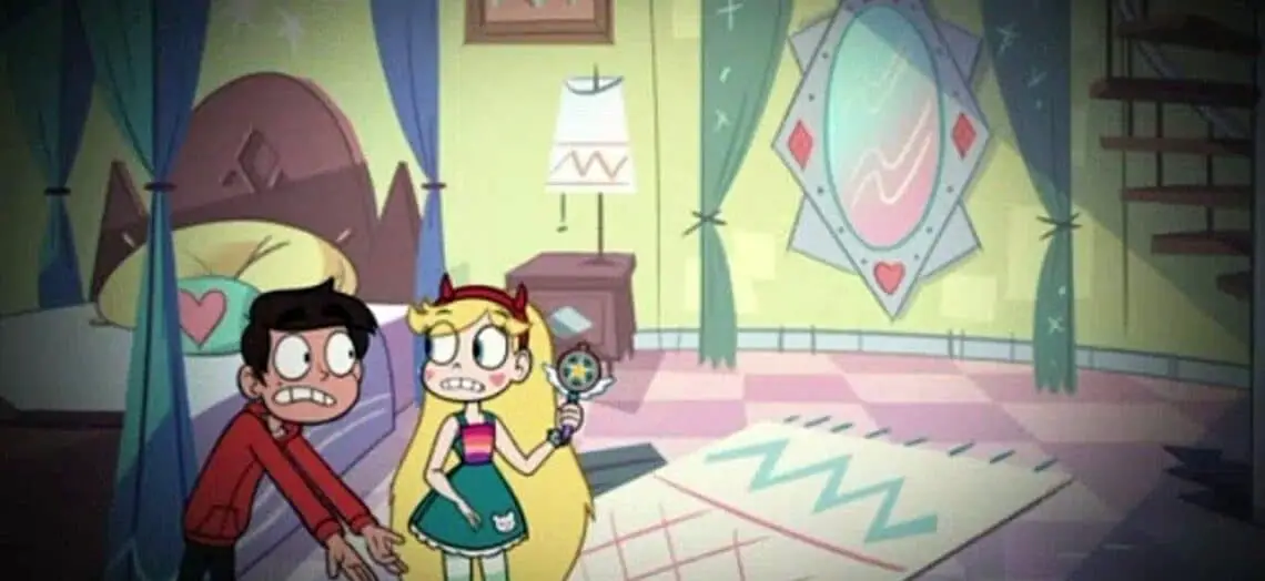 Star Vs. The Forces Of Evil Season 5 - star is talking to someone in her room