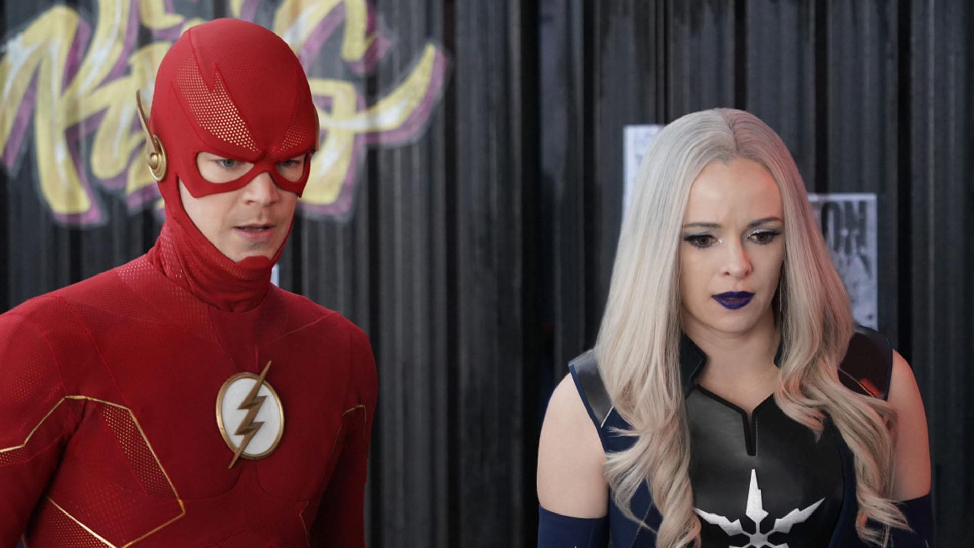 The duo is looking at someone. The Flash season 9 episode 12 review